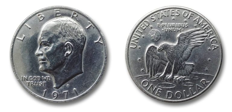 Educational reference image for ike dollar